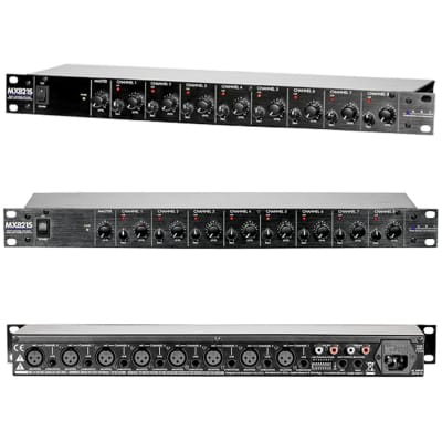 ART MX821s Eight Channel Mic/Line Rack Mixer with Stereo Outputs image 2