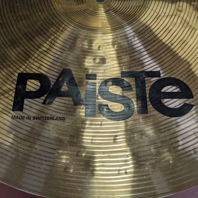 Paiste Switzerland 20" Alpha Power Ride Cymbal - Looks Really Good - Classic Look & Sound! image 7