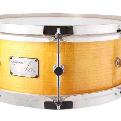 Canopus SSSM-1455SH 1Ply Soft Maple 5.5 x14 WRAP Snare Drum image 1