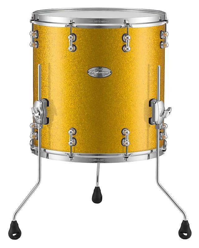 Pearl Music City Custom Reference Pure 18"x16" Floor Tom VINTAGE GOLD SPARKLE RFP1816F/C423 image 1