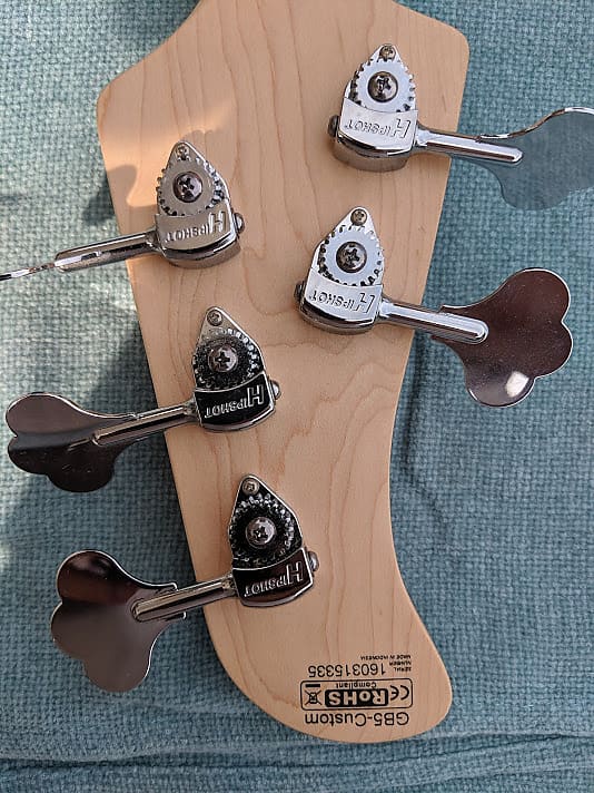 Cort GB5-Custom NAT 5-String Bass with Spalted Maple Top