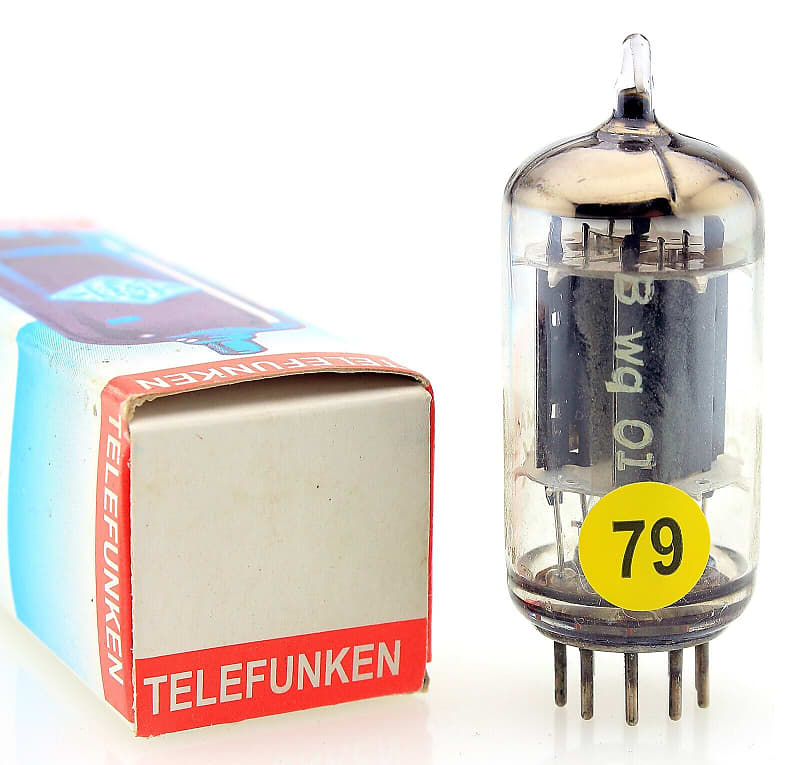 ☆ 貴重球 西ドイツ製 ビンテージ管 ECC83/12AX7 (telefunken) 一括 