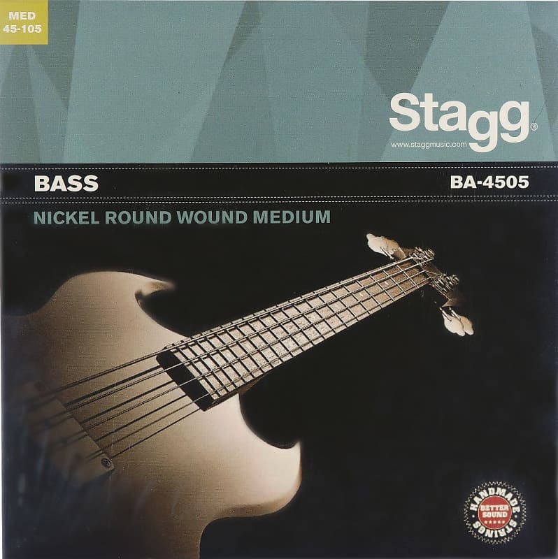 Stagg BA-4505 Medium Nickel String Set for Bass Guitar image 1