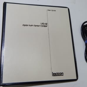 Lexicon LFI-10 Digital Audio Format Interface image 4