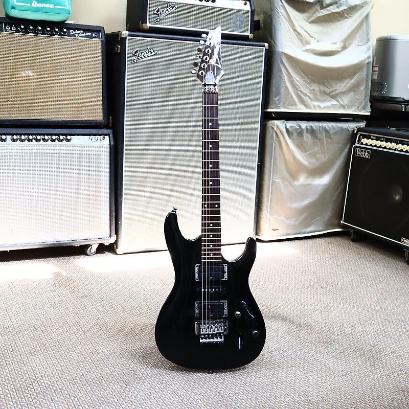 2007 Ibanez S470 S470 Black Saber Sabre Electric Guitar Reverb