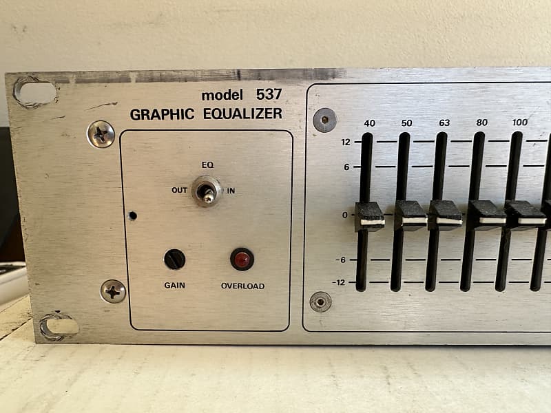 Urei 537 Graphic Equalizer 1980’s - Silver