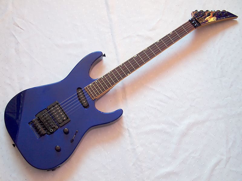 ESP The Mirage Deluxe 1988 Blue | Reverb