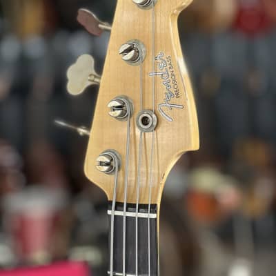 Immagine Fender Custom Shop 64 PRECISION BASS RELIC® Aged Lake Placid Blue - 5