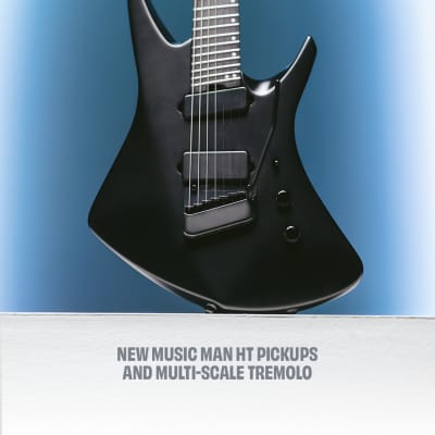 Ernie Ball Music Man Kaizen 7-string Tosin Abasi signature Electric Guitar  - Apollo Black image 15