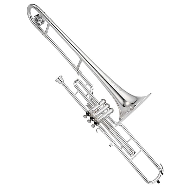 Jupiter Valve Trombone Key of C Silver Plate Reverb