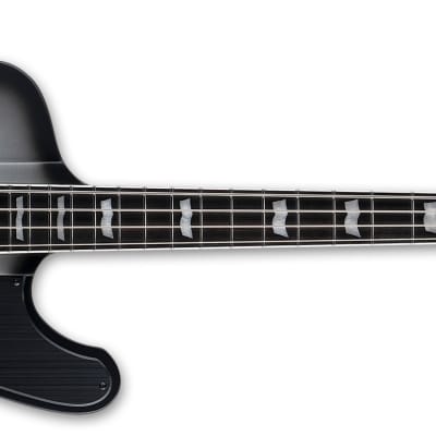 ESP LTD Phoenix-1004 Silver Sunburst Satin 4-String Bass Guitar image 9