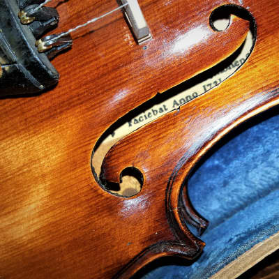 Antique Marc Laberte Stradivarius 1721 Maple Violin 4/4 With Original Case image 3