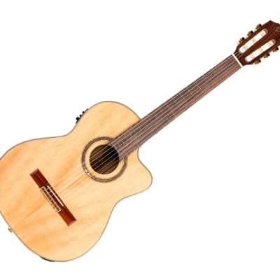Ortega Guitars RCE158SN Performer Series Slim Neck A/E Nylon Classical Guitar image 1