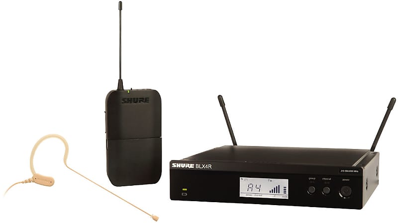 Shure BLX14R/MX53-H9 Wireless Headset System with MX153T/O-TQG Earset Microphone, 512-542 MHz image 1