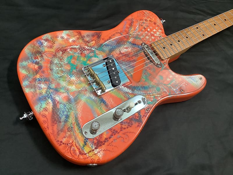 Baboushka Guitars Kaleidoscope T-Style/Orange many