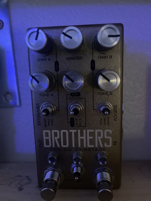 Chase Bliss Audio Brothers Analog Gain Stage 2017 - 2018 - Gold image 1