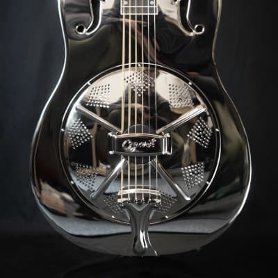 Ozark De Luxe Resonator Guitar 12 Fret Nickel Plate Steel image 6