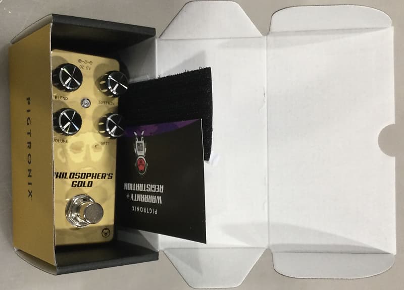 Pigtronix Philosopher's Gold Compressor + Germanium Reverb