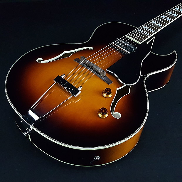 Used Eastman AR371CE Sunburst Archtop Guitar with Case Reverb