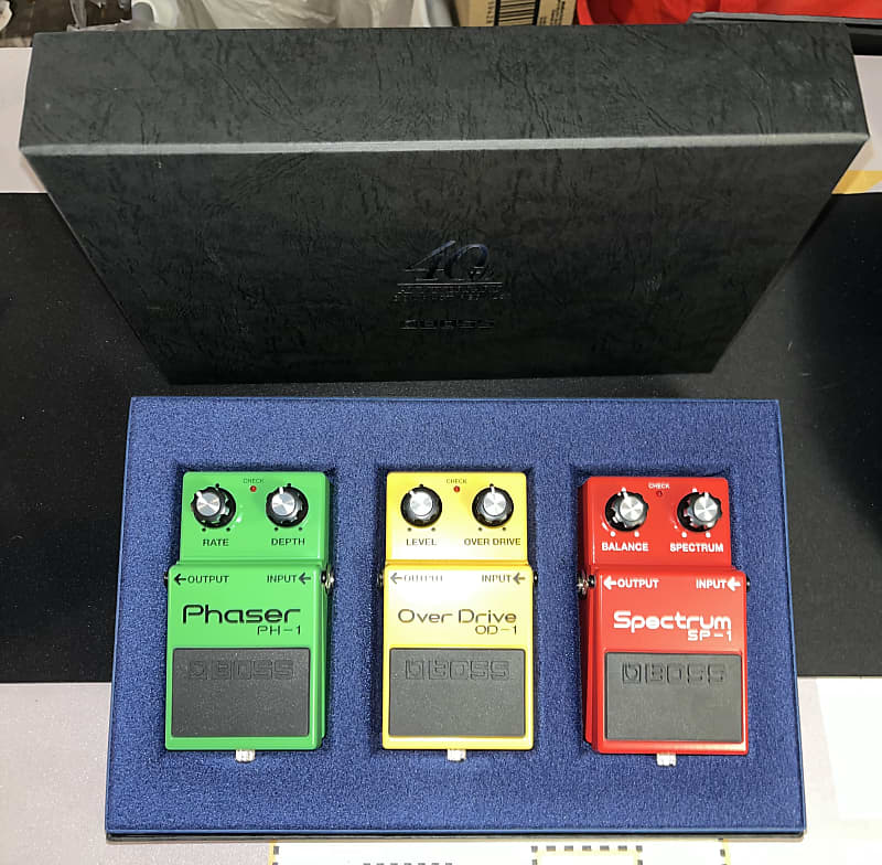 Boss 40th Anniversary Box Set SP-1,PH-1,OD-1 | Reverb