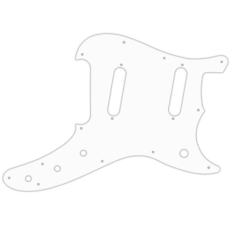 Pickguard For Fender DuoSonic Reissue 1PLY WHITE Reverb