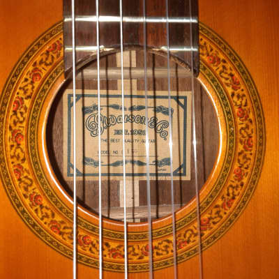 Vintage J. Watson & Co Classical Nylon String Guitar G150, MIJ image 4