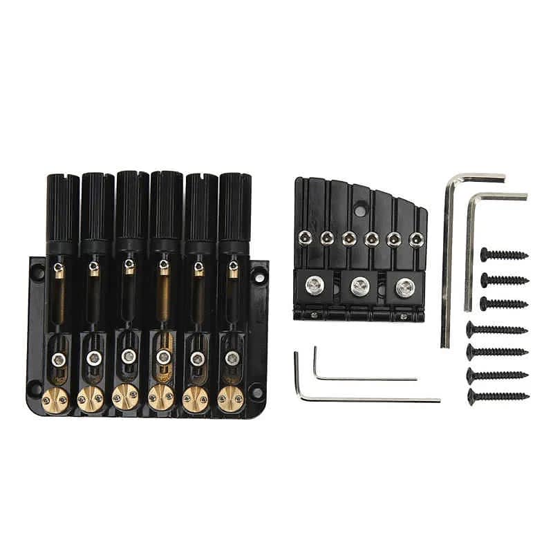 NEW Gotoh 404BO-6 6-String Bass Bridge MULTI TONAL Brass Saddles X