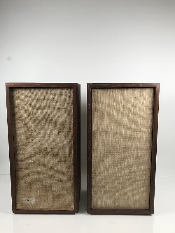 Pair of Vintage KLH Model Seventeen 17 Acoustic Suspension Speakers image 1