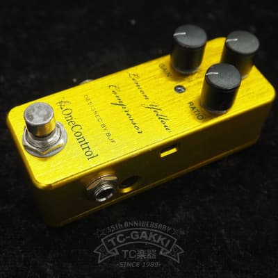 Reverb.com listing, price, conditions, and images for one-control-lemon-yellow-compressor