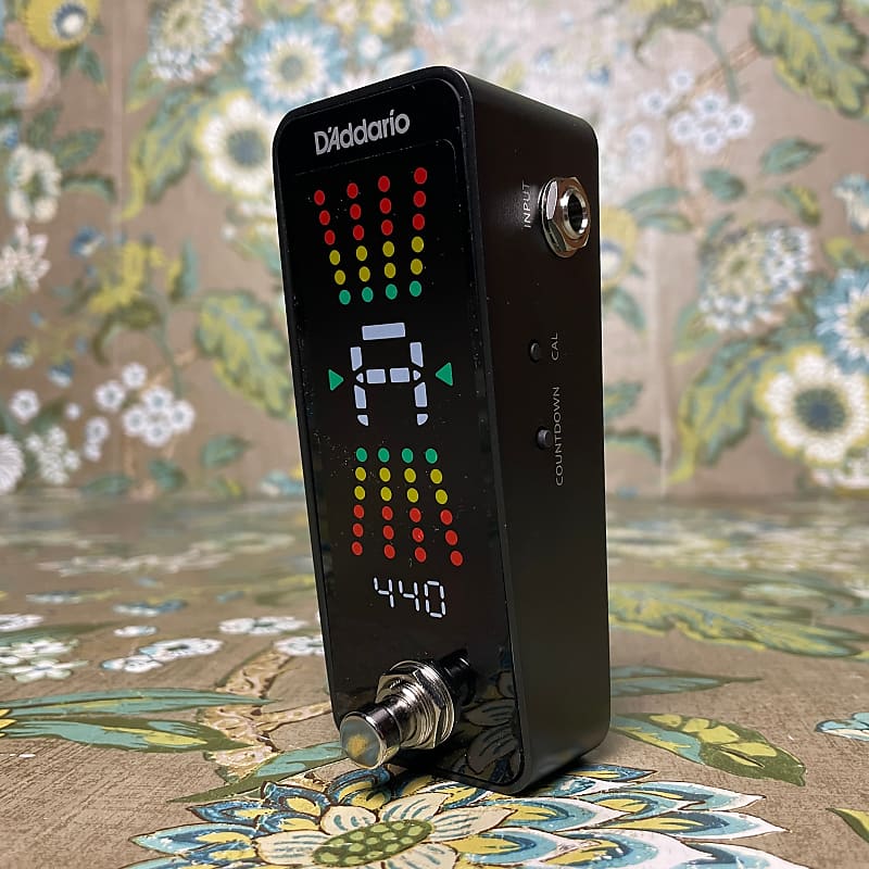 D'Addario Chromatic Pedal Tuner Plus Reverb