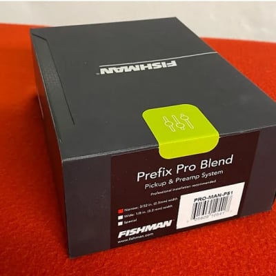 Fishman PRO-MAN-P51 Prefix Pro Blend Preamp - Narrow Format - Black image 2