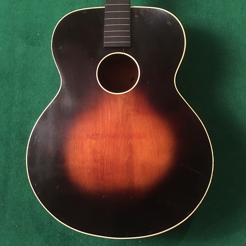 Vintage 1940's B&J Serenader Round Hole Archtop Guitar Reverb