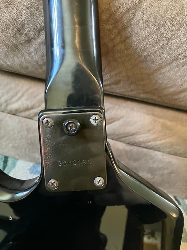 Greco Guitar Device with Kahler MTX-85 Explorer 1985 - Black