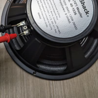 Radio Shack 10" Woofer/ Excellent/ Tested image 6