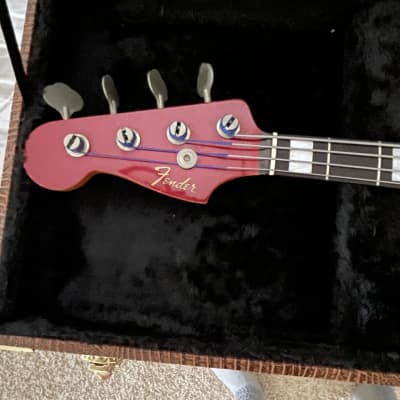 Fender Jazz Bass  ‘74 Reissue 1993  Candy Apple Red image 4