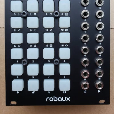 robaux swt16+ eurorack trigger sequencer 2019 black image 1