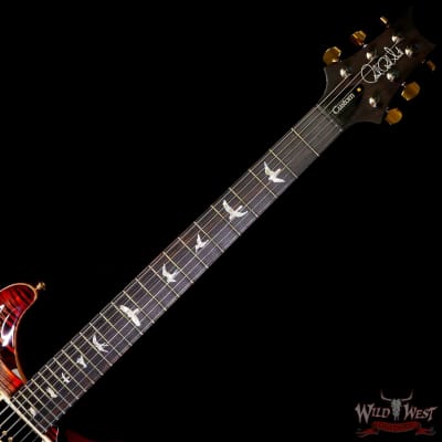 Paul Reed Smith PRS Wood Library 10 Top Custom 24-08 Brazilian Rosewood Board Charcoal Cherry Burst image 4