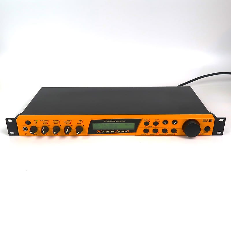 E-MU Systems Xtreme Lead-1 Rackmount 64-Voice Expandable Synthesizer 2000 -  Orange