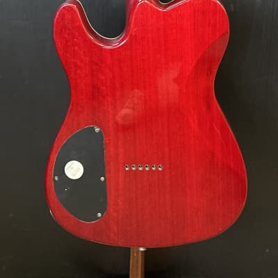 Fender Special Edition Set-Neck Custom Telecaster HH FMT 2003 - Crimson Red image 3