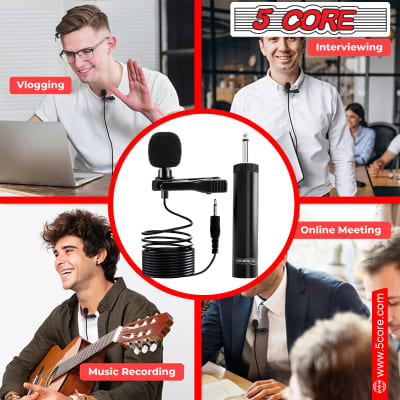 5 Core Lavalier Microphone for iPhone & Tablet External Clip On Mini Lapel Mic for Video Recording & Vlogging with 3.5mm Connector MIC WRD 10 image 8