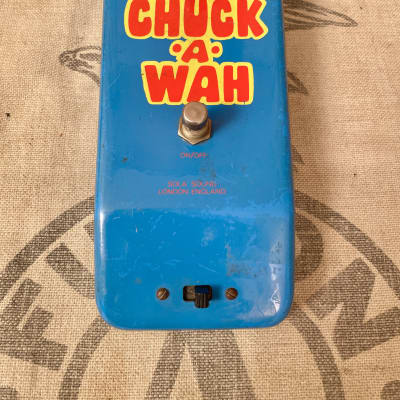 1970's Colorsound Chuck A Wah Original Vintage Sola Sound Effect Pedal for sale