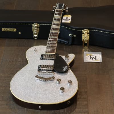Unplayed! 2018 Gretsch G6229 Player’s Edition Jet BT Electric Guitar Silver Sparkle w/ V-Stoptail + OHSC for sale