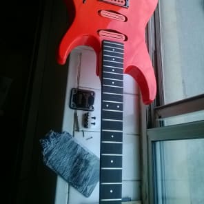 1988 Ibanez 540P FA (Five Alarm Red) PROJECT GUITAR (Body and Neck) JS Satriani image 17