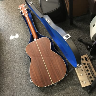 Takamine F310S acoustic guitar ( model similar to Martin 000-28 ) in very good-excellent condition with vintage hard case image 16