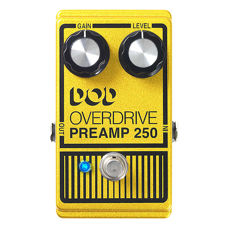 DOD Overdrive Preamp 250 Guitar Effects Pedal image 1