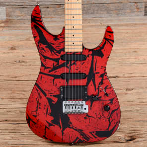 Aria Pro II SL Series CGX-ST-3 Red Crackle 1980s (s578) | Reverb