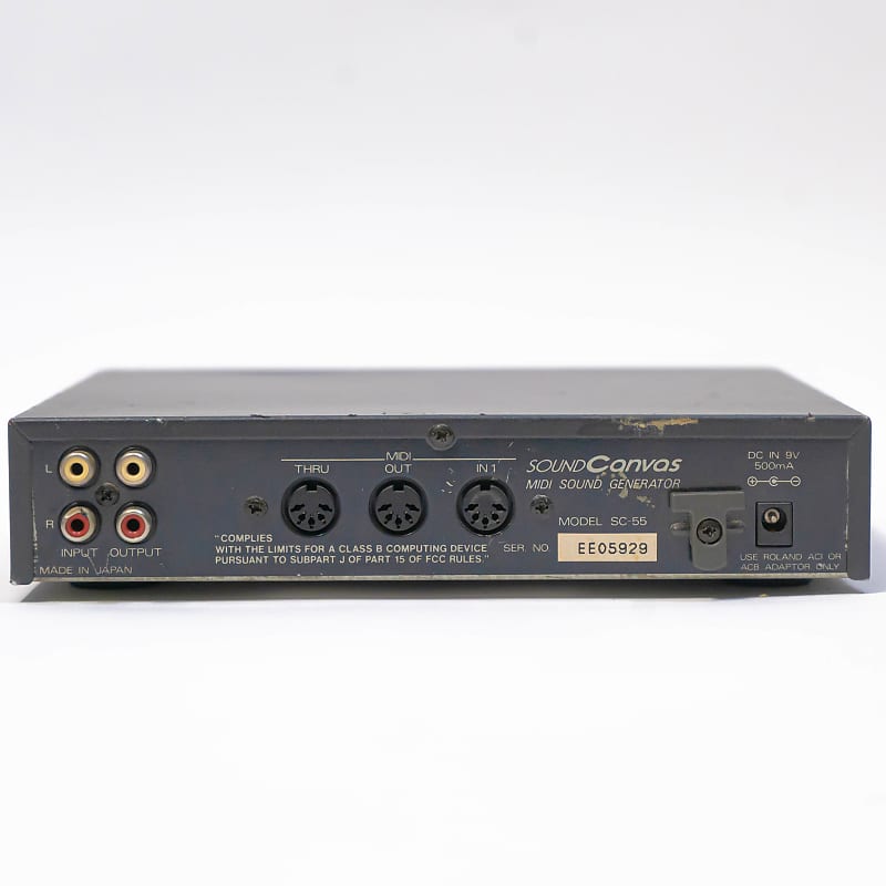 Roland SC-55 Sound Canvas GS MIDI Sound Module | Reverb