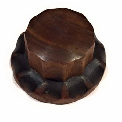Zenith Small Pinch Solid Wood Reproduction Radio Knob- Vintage