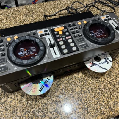 Pioneer CMX-3000 Dual Twin CD Deck Professional DJ CDJ Player 
