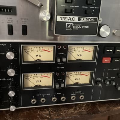 SEE VIDEO! TEAC 3340S 1/4 10.5 inch 4-Track 4-Channel Quad Reel